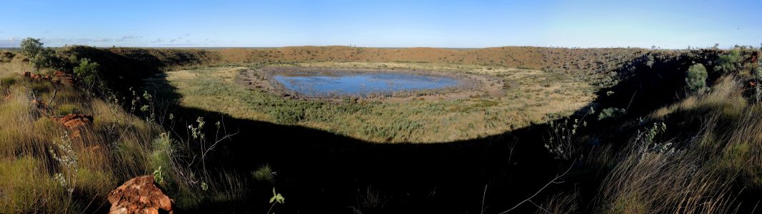 Druhý největší kráter po dopadu meteoritu na světě - Wolfe Creek